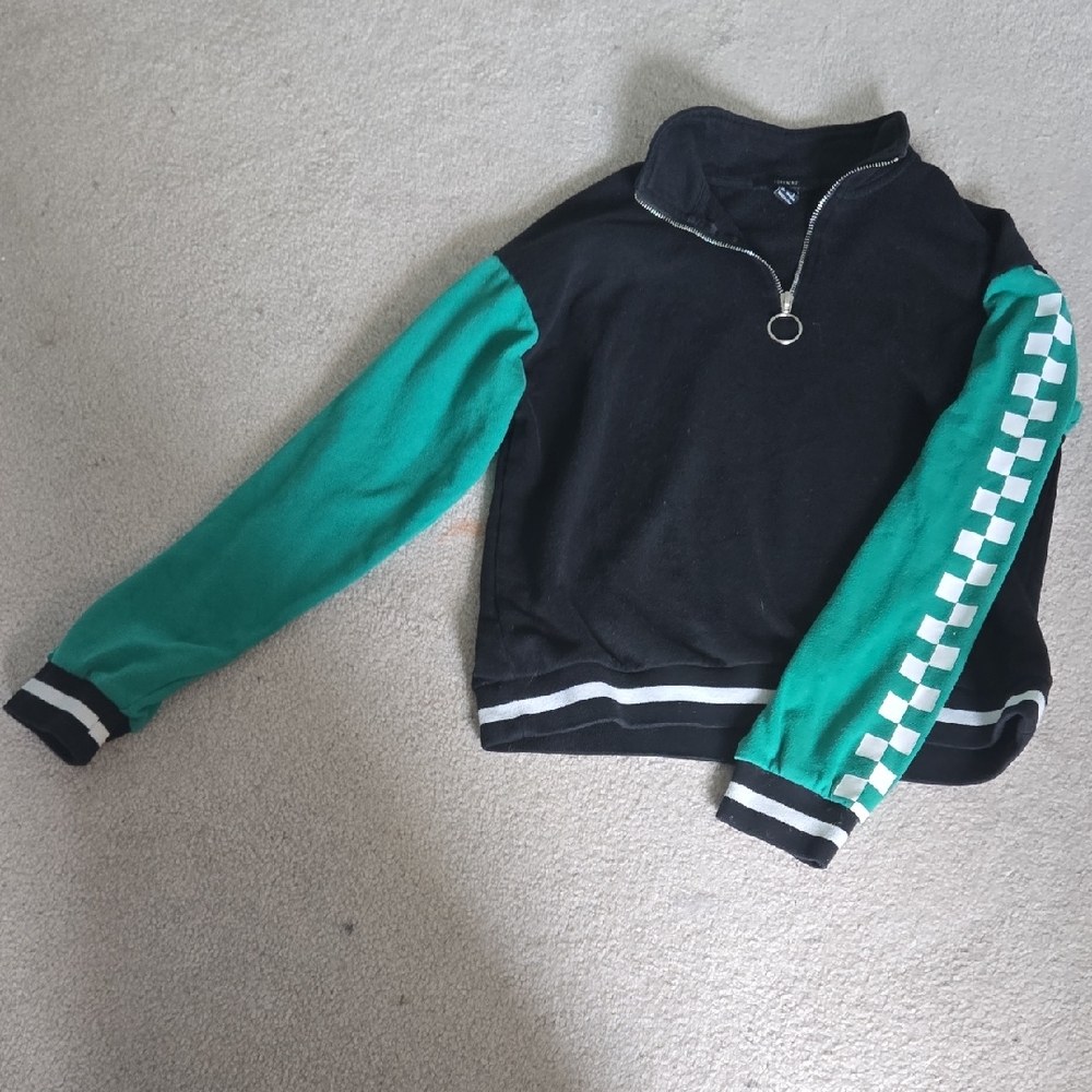 ☆ Forever 21 Checkered Athletic Jacket ☆